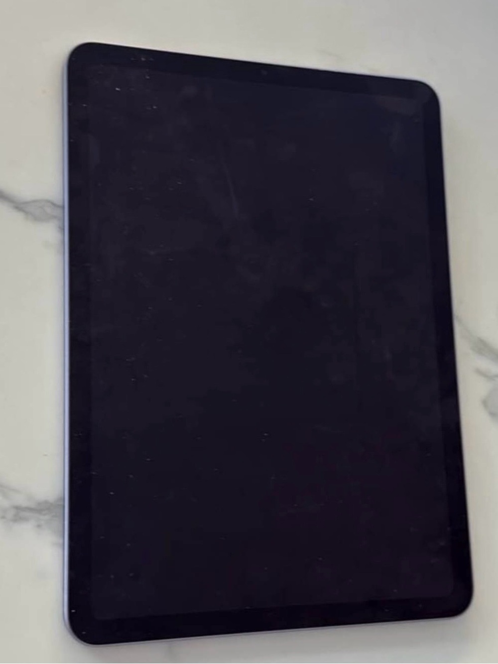Gently used Purple iPad Air (Gen 5) and Apple Smart Keyboard/Case
